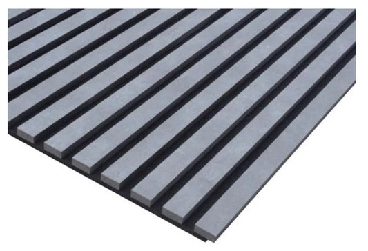 Ηχοαπορροφητικό Πάνελ Τοίχου MDF Beton Γκρι 240x57.2cm 19mm 1.374m²