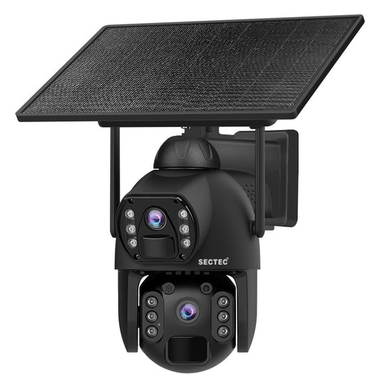 Dual Κάμερα Παρακολούθησης 4G Full HD+ 3MP Αδιάβροχη Μπαταρίας με Αμφίδρομη Επικοινωνία και Φακό 2.8mm
