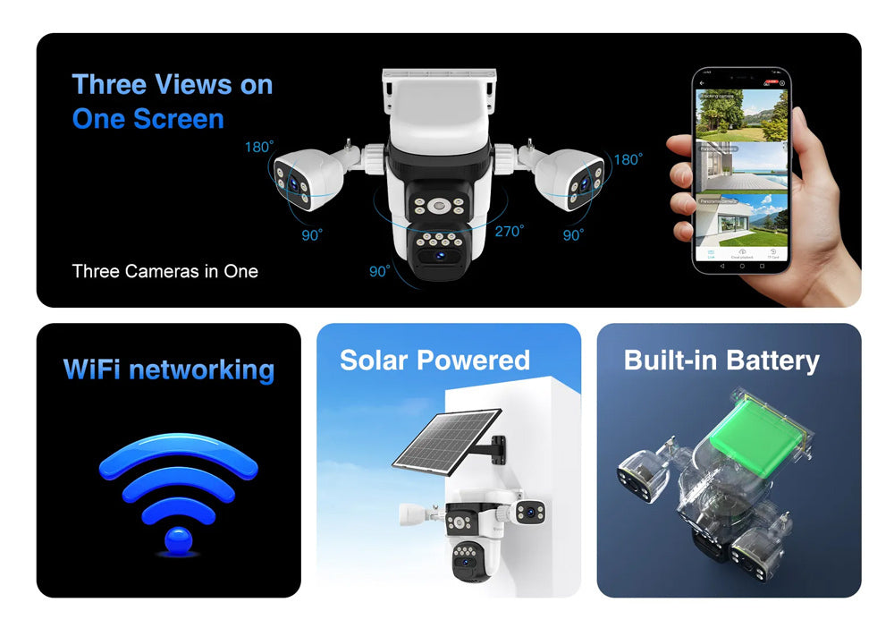 Κάμερα Παρακολούθησης Wi-Fi Full HD 1080p Αδιάβροχη Μπαταρίας με Αμφίδρομη Επικοινωνία και Φακό 4mm