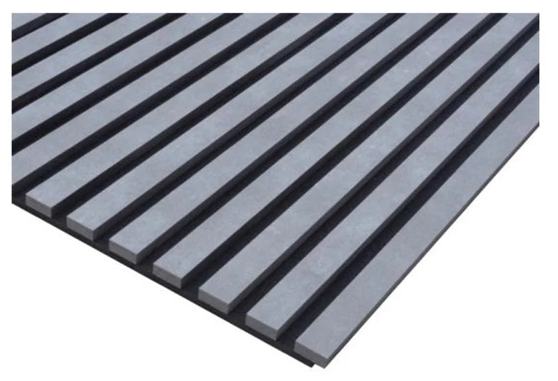 Ηχοαπορροφητικό Πάνελ Τοίχου MDF Beton Γκρι 240x57.2cm 19mm 1.374m²