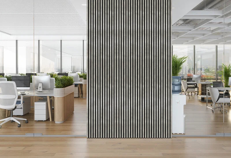 Ηχοαπορροφητικό Πάνελ Τοίχου MDF Beton Γκρι 240x57.2cm 19mm 1.374m²